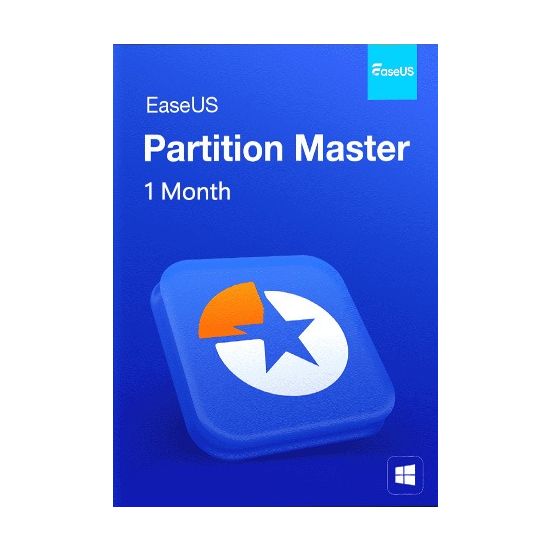 EaseUS Partition Master Professional - 1 Month Subscription