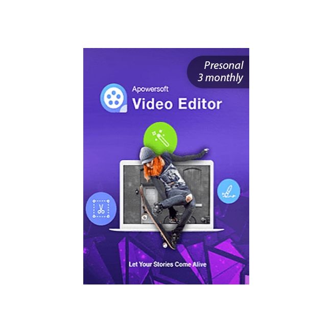Apowersoft Video Eidtor - Personal Edition (3 Monthly)