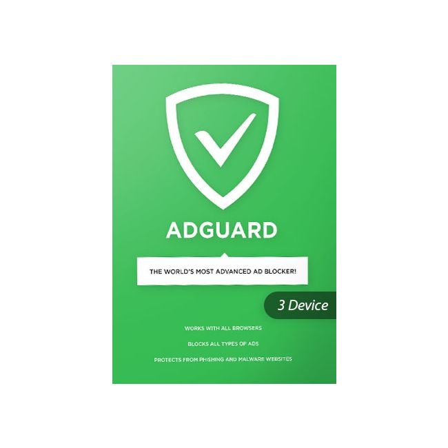 Adguard - 3 Devices - Lifetime