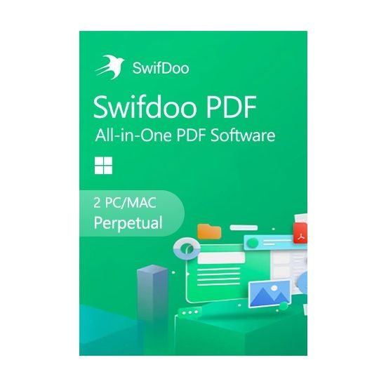 SwifDoo PDF - 2 PCs/Macs (Permanent Subscription)